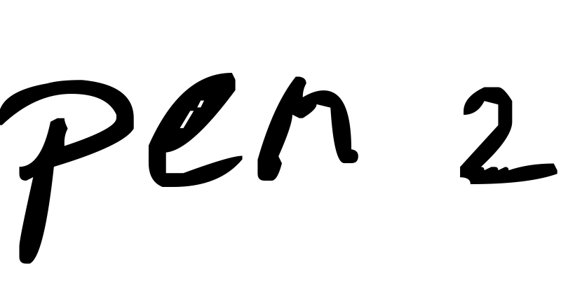 Шрифт pen 2