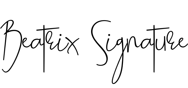 Шрифт Beatrix Signature