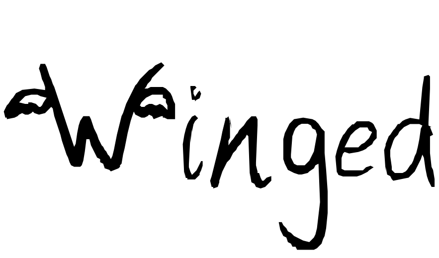 Шрифт Winged