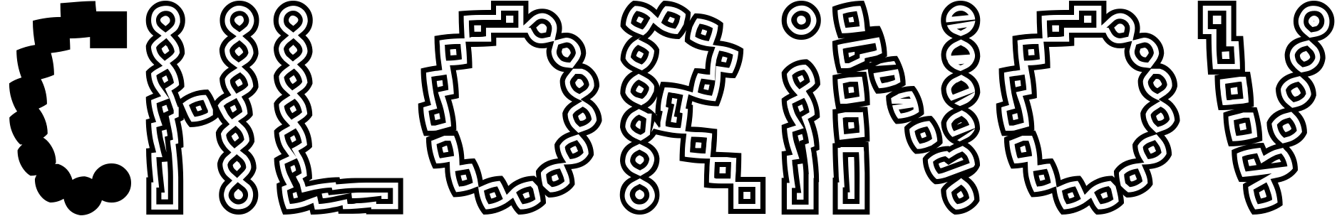 Шрифт Chlorinov