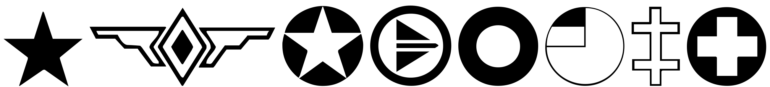Шрифт Roundels