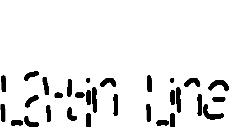 Шрифт Latin Line