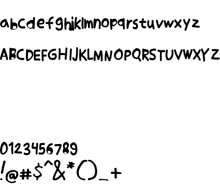 Шрифт mannatext