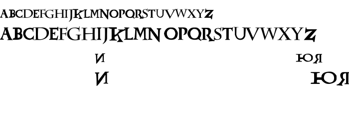 Шрифт HPposter
