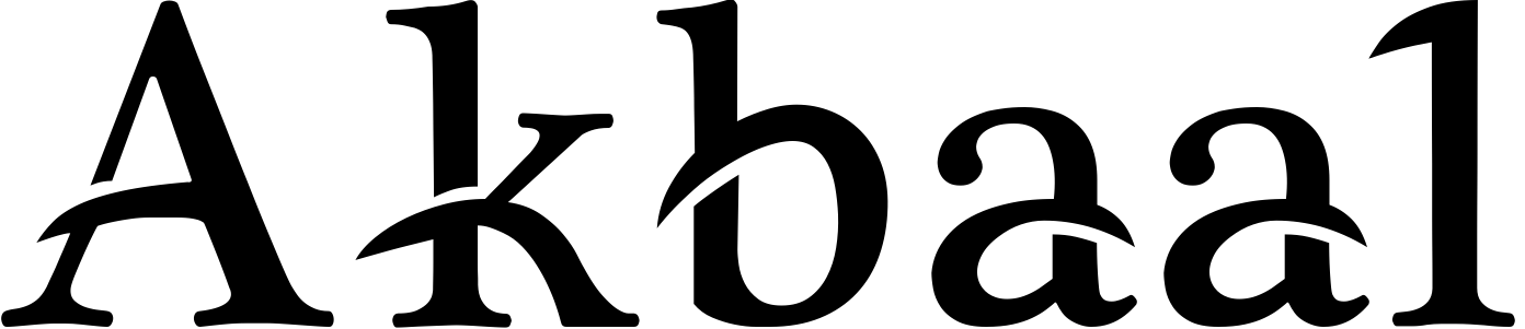 Шрифт Akbaal