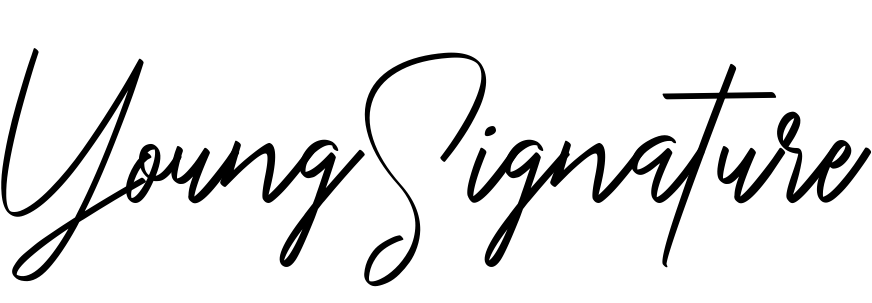 Шрифт YoungSignature