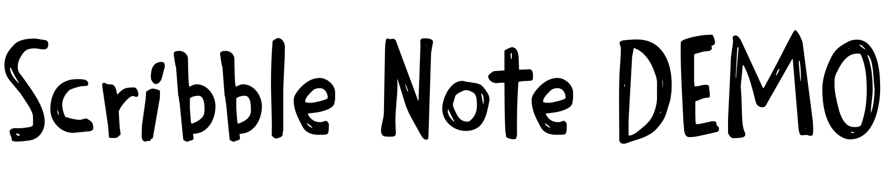Шрифт Scribble Note DEMO