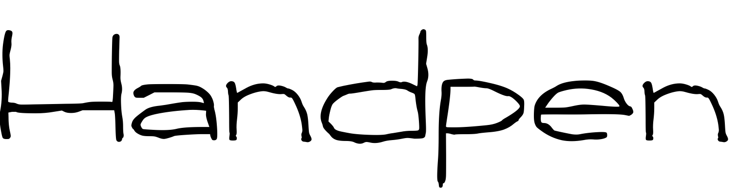 Шрифт Handpen