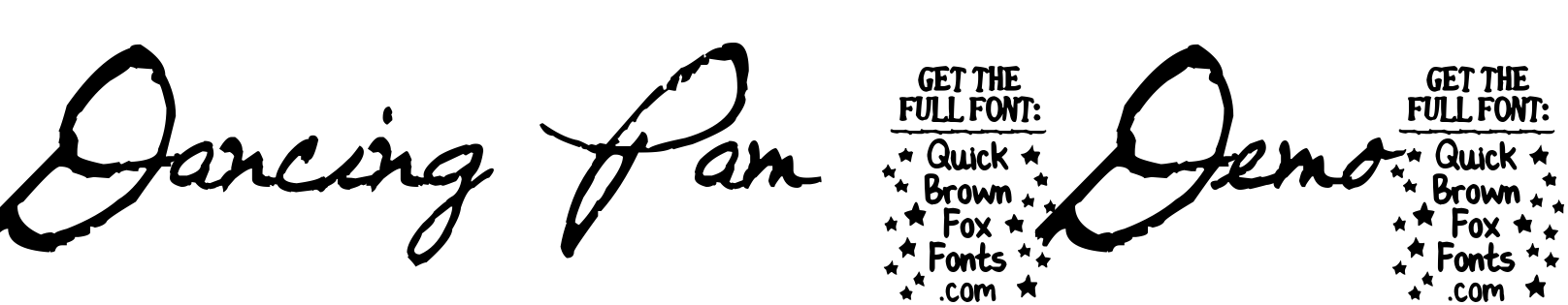 Шрифт Dancing Pam (Demo)