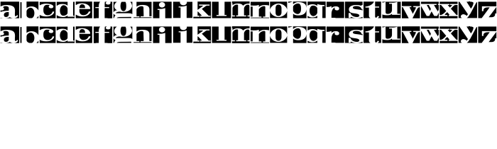 Шрифт Negative Space