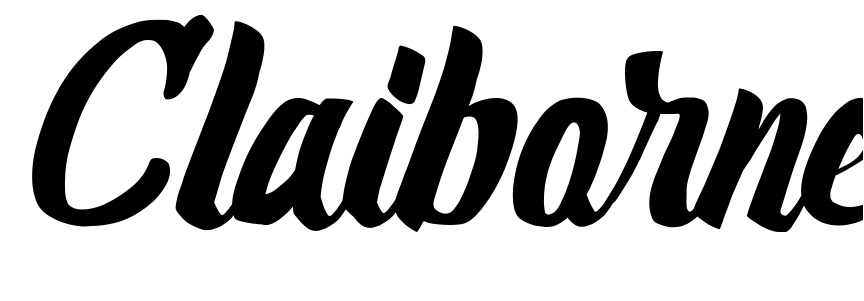 Шрифт Claiborne