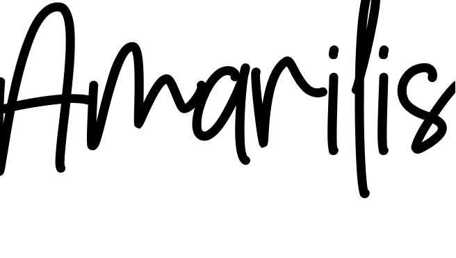 Шрифт Amarilis