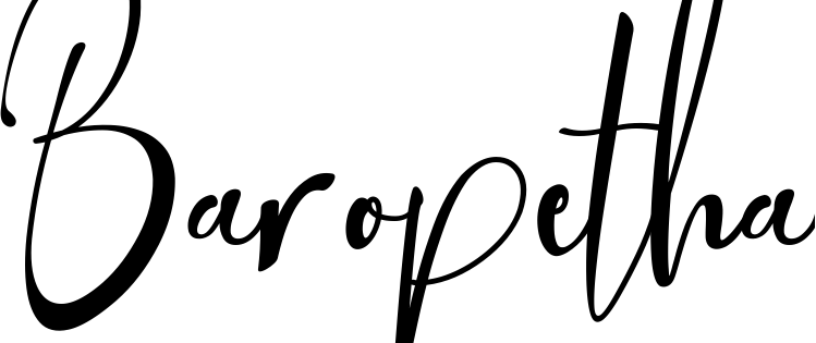 Шрифт Baropetha