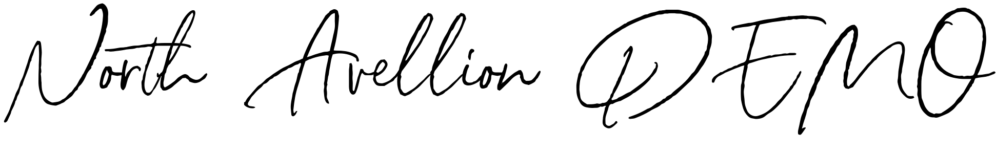 Шрифт North Avellion DEMO