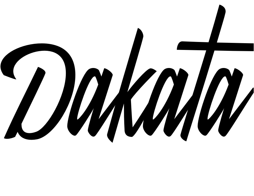 Шрифт Dakata