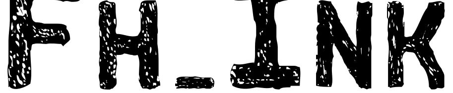 Шрифт Fh_Ink