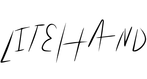Шрифт LiteHand