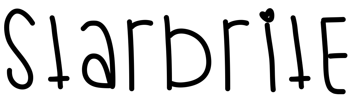 Шрифт Starbrite