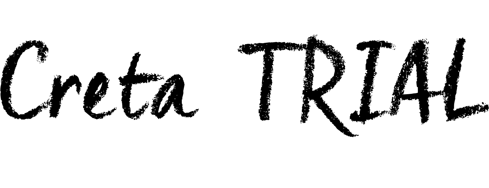 Шрифт Creta_TRIAL