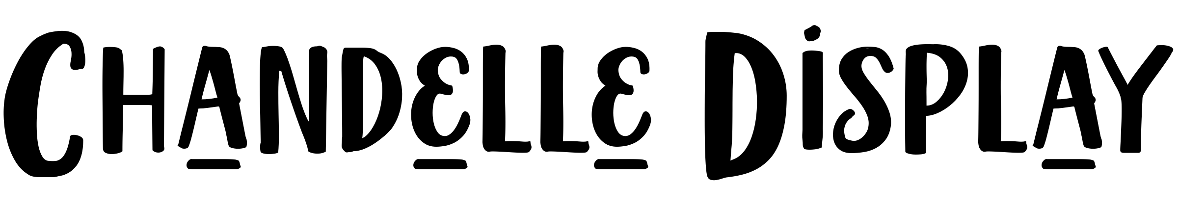 Шрифт Chandelle Display