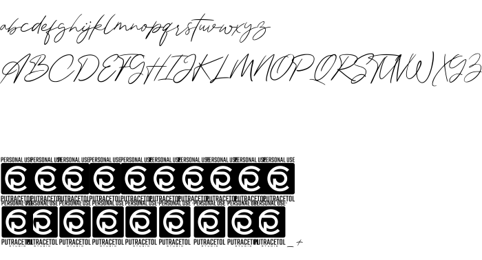 Шрифт Attaira