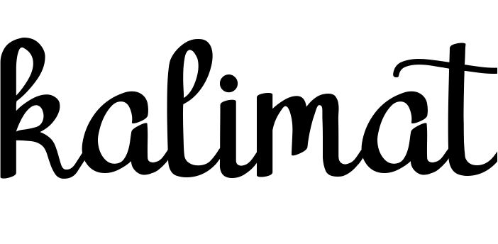 Шрифт kalimat