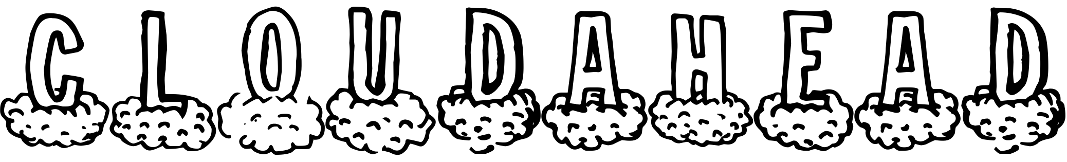 Шрифт CloudAhead