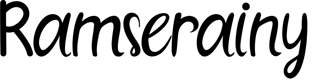 Шрифт Ramserainy