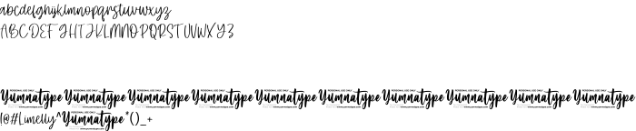 Шрифт Limelly Personal Use