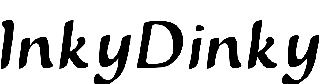 Шрифт InkyDinky