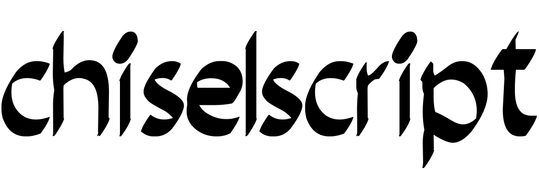 Шрифт chiselscript