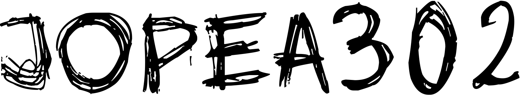 Шрифт jopea302