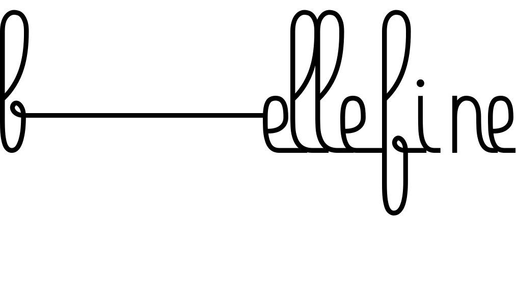 Шрифт Bellefine