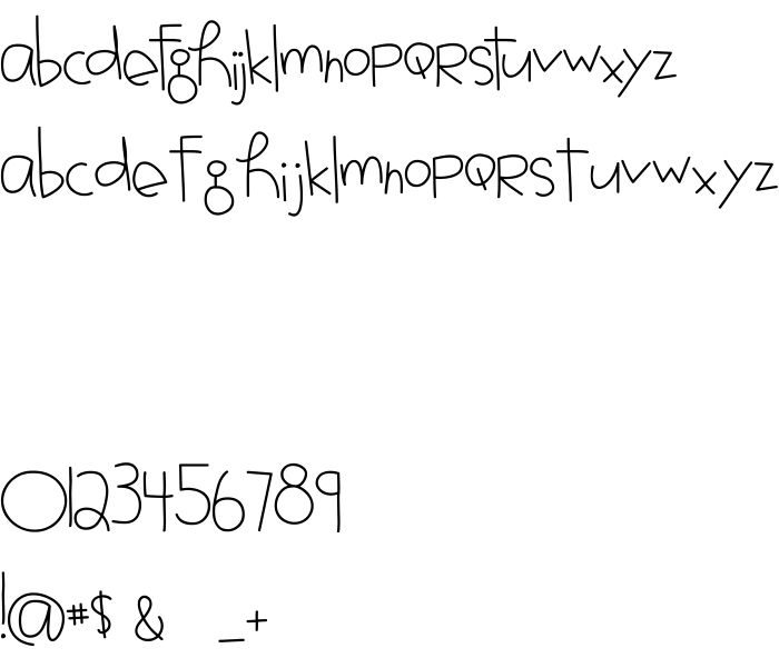 Шрифт MTF Jotted
