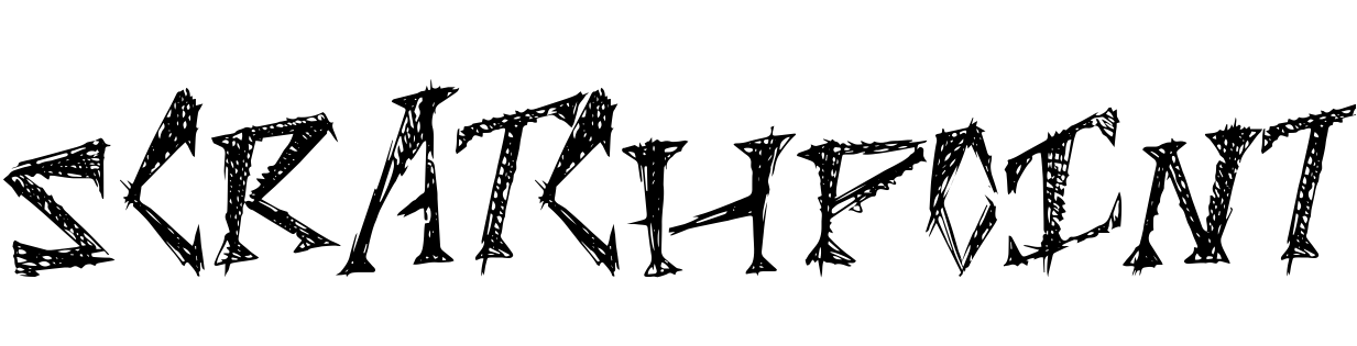 Шрифт ScratchPoint