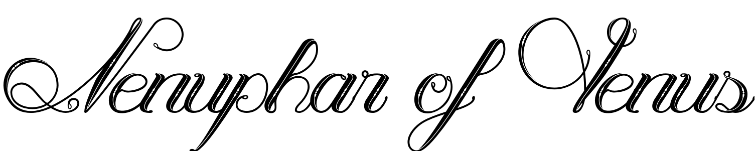 Шрифт Nenuphar of Venus
