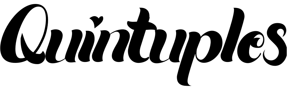 Шрифт Quintuples