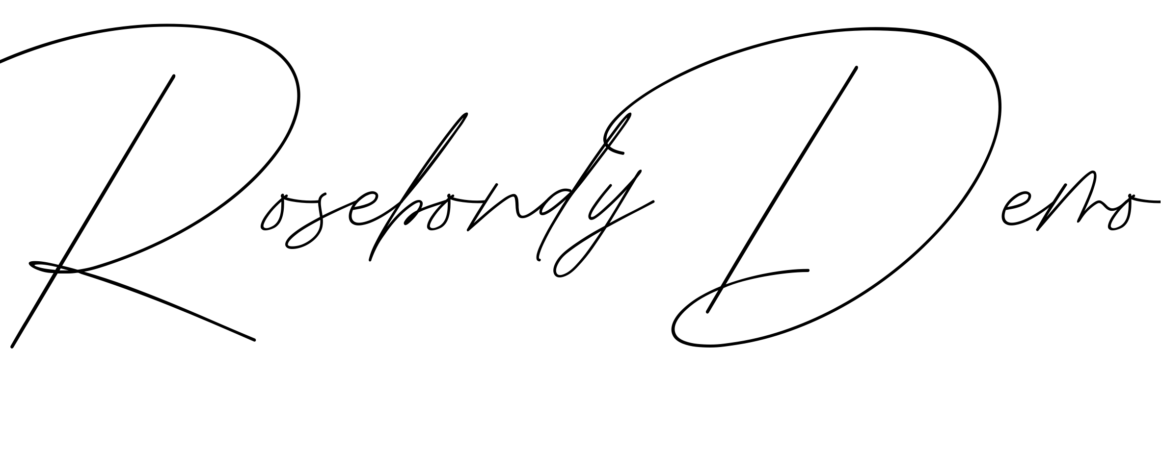 Шрифт Rosebondy Demo
