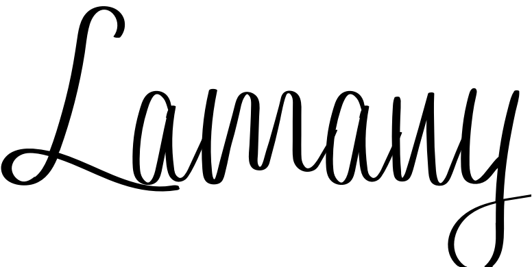 Шрифт Lamany