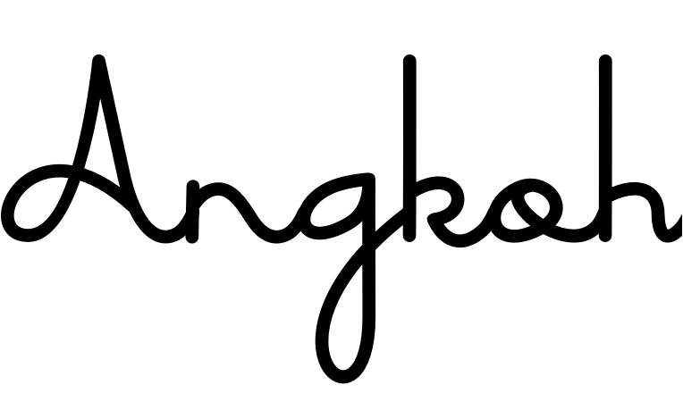 Шрифт Angkoh