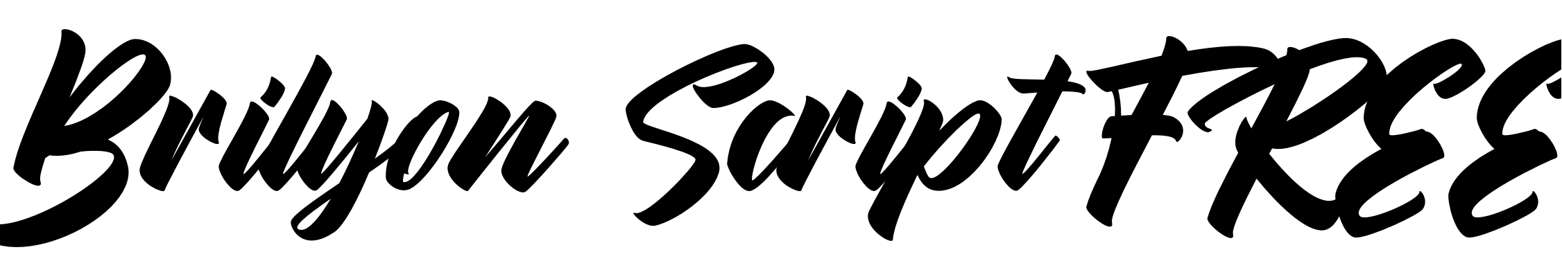 Шрифт Brilyon Script FREE
