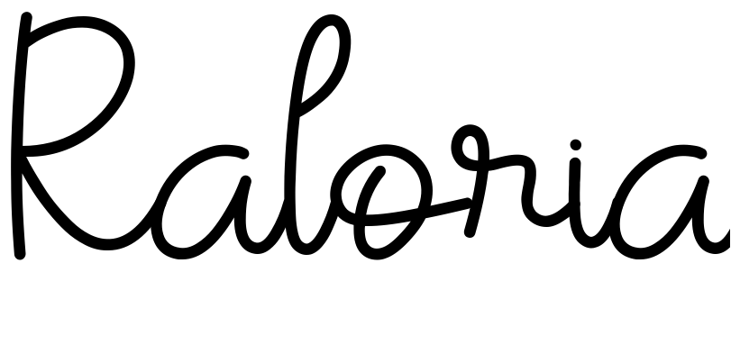 Шрифт Raloria