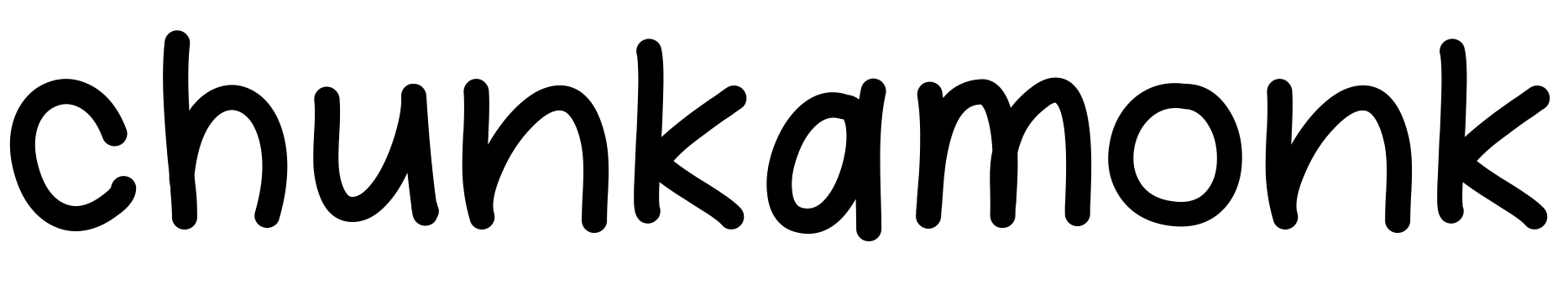 Шрифт chunkamonk