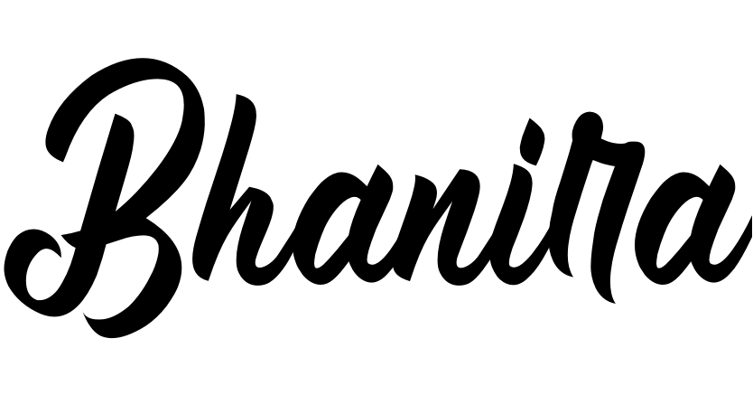 Шрифт Bhanira