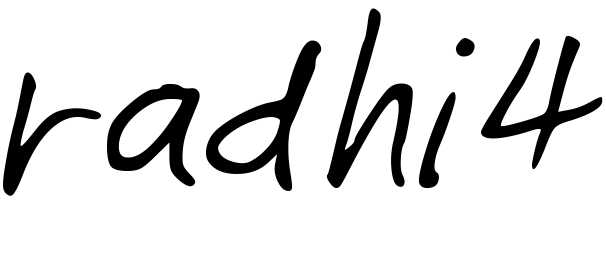 Шрифт radhi4