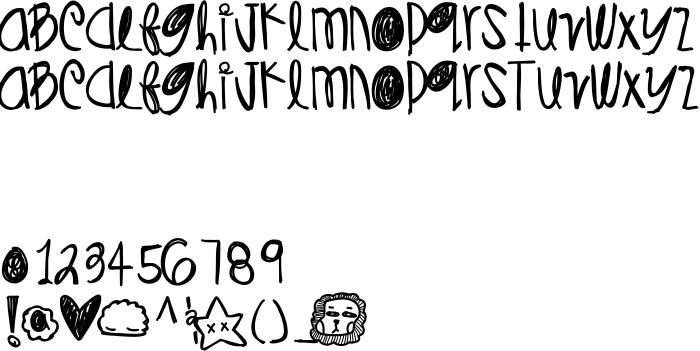 Шрифт DiamondsPearls