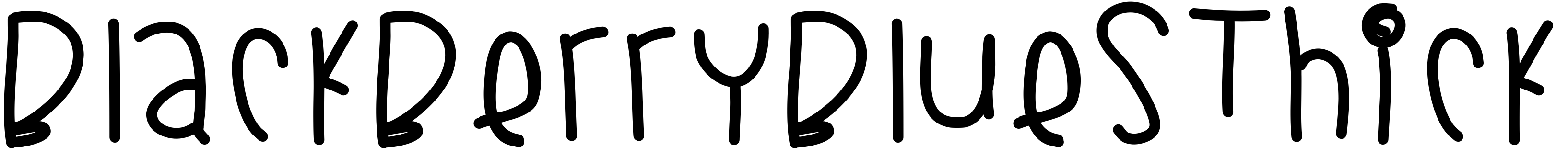 Шрифт BlackberryBluesThick