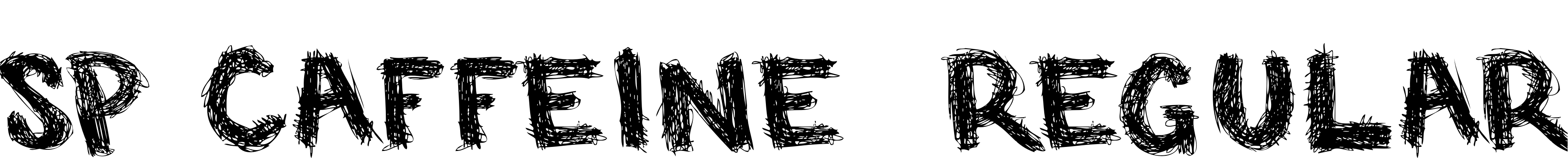Шрифт SP Caffeine  Regular