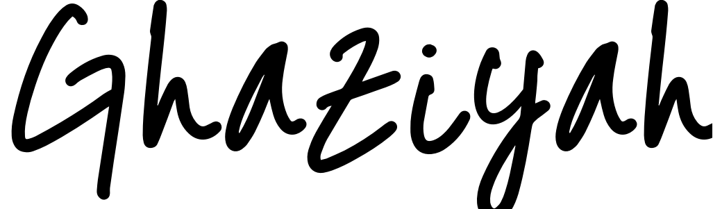 Шрифт Ghaziyah