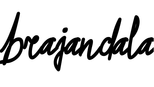 Шрифт Brajandala
